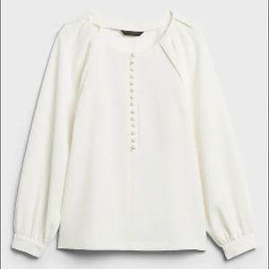 Banana Republic Factory - Covered-Button Blouse